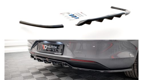 Splitter Opel Insignia II Rear Central with Diffuser Gloss Black