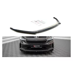   Maxton Design Első Toldat / Splitter Škoda Enyaq iV Mk1 (2020–) – Fényes Fekete