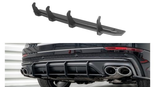 Diffuser Audi SQ8 4M Rear Street Pro Black-Red
