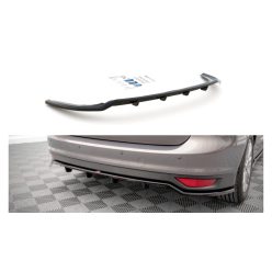   Splitter Ford C-Max II Rear Central with Diffuser Gloss Black