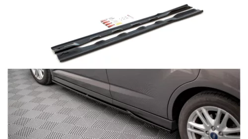 Maxton Design Küszöbtoldat Ford C-Max Mk2 (2010–2014) – Fényes Fekete