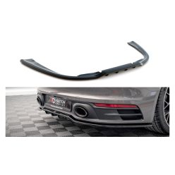   Splitter Porsche 911 Carrera 4S 992 Rear Central with Diffuser Gloss Black