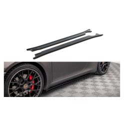 Diffuser Porsche 911 Carrera 4S 992 Side Skirts Gloss Black
