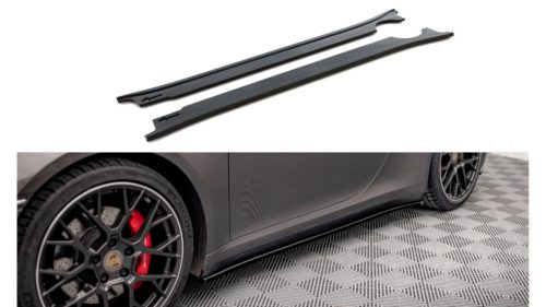 Diffuser Porsche 911 Carrera 4S 992 Side Skirts Gloss Black