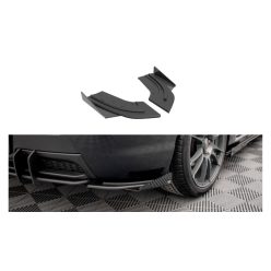   Splitter Mazda 3 I MPS Rear Side Street Pro Black + Gloss Flaps
