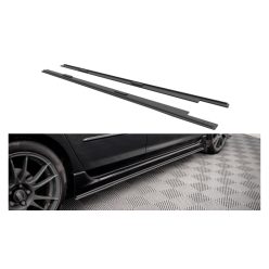   Maxton Design Küszöbtoldat Mazda 3 Mk1 MPS (–) – Fekete-Piros