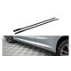 Diffuser BMW X4 G02 Facelift M-Pack Side Skirts Gloss Black