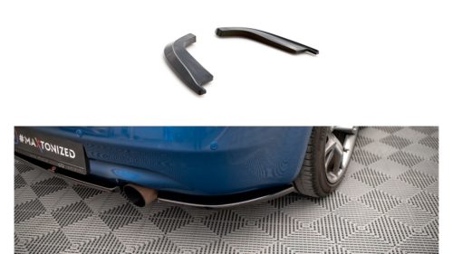 Splitter Infiniti G37 Rear Side Gloss Black