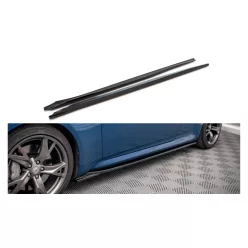 Maxton Design Küszöbtoldat Infiniti G37 – Fényes Fekete