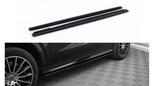 Maxton Design Küszöbtoldat Mercedes-Benz GLE C167 (–) – Fényes Fekete
