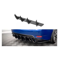 Diffuser Lexus GS F IV Facelift Rear Street Pro Black-Red