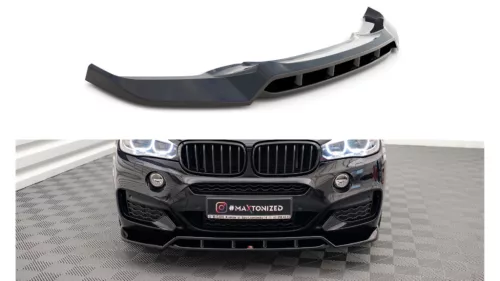 Maxton Design Első Toldat / Splitter BMW X6 F16 M-Pack – Fényes Fekete