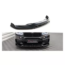   Maxton Design Első Toldat / Splitter BMW X6 F16 M-Pack (2015–2019) – Fényes Fekete