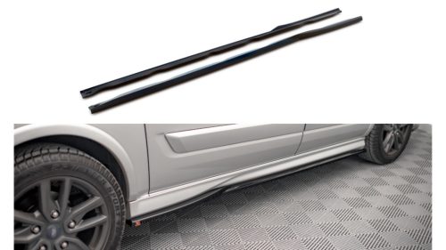 Maxton Design Küszöbtoldat Ford Transit Custom Mk1 Facelift ST-Line (2017–) – Fényes Fekete