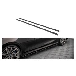   Maxton Design Küszöbtoldat BMW 3 G20 G21 M-Pack – Fekete-Piros