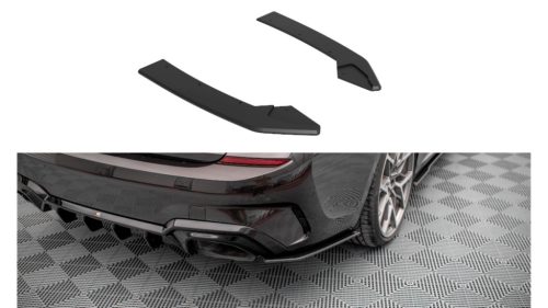 Splitter BMW 3 G20 G21 M-Pack Rear Side Street Pro v.2 Black-Red