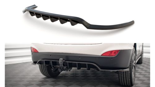Splitter Hyundai ix35 I Rear Central with Diffuser Gloss Black