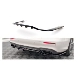   Splitter Mercedes-Benz E W213 Facelift Rear Central with Diffuser Gloss Black