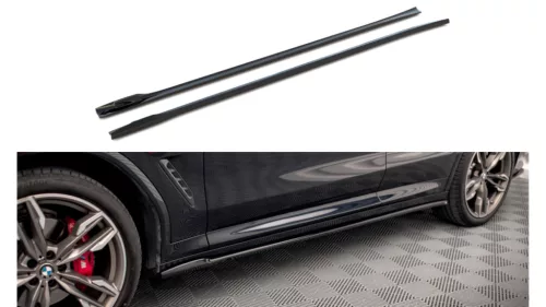Maxton Design Küszöbtoldat BMW X3 G01 M-Pack – Fényes Fekete