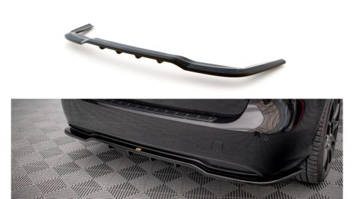 Maxton Design Hátsó Kötény / Diffúzor Mercedes-Benz B W246 Facelift (2014–2018) – Fényes Fekete