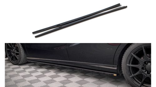 Maxton Design Küszöbtoldat Mercedes-Benz B W246 Facelift (2014–2018) – Fényes Fekete