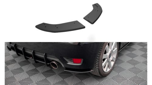 Splitter Ford Fiesta VI ST Rear Side Street Pro Black-Red