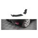 Splitter Ford Fiesta VI ST Rear Side Street Pro Black-Red + Gloss Flaps