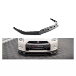   Maxton Design Első Toldat / Splitter Nissan GT-R R35 Facelift (2017–) – Fényes Fekete