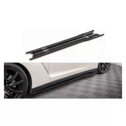   Maxton Design Küszöbtoldat Nissan GT-R R35 Facelift (2017–) – Fényes Fekete