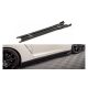 Diffuser Nissan GTR R35 Facelift Side Skirts + Flaps Gloss Black