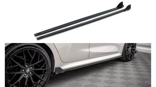 Maxton Design Küszöbtoldat Toyota Yaris Mk4 (2019–) – Fényes Fekete