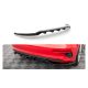 Splitter Audi A3 8Y Rear Central with Diffuser Gloss Black