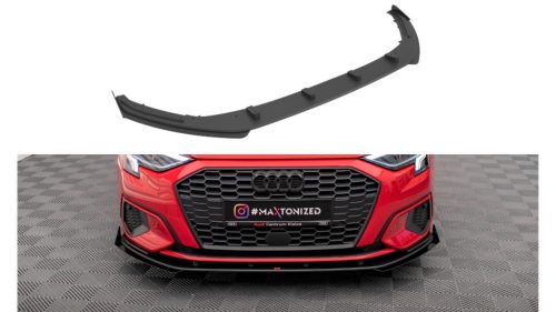 Splitter Audi A3 8Y Front Pro + flaps Black-Red