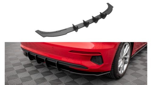 Diffuser Audi A3 8Y Rear Street Pro Red
