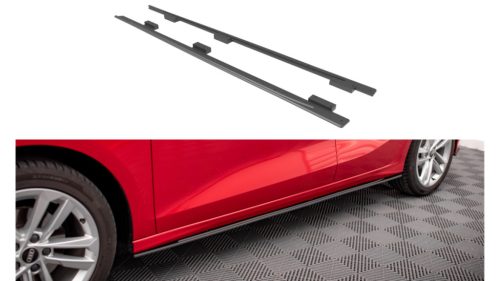 Diffuser Audi A3 8Y Side Skirts Street Pro Red