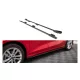 Maxton Design Küszöbtoldat Audi A3 8Y (2020–) – Fekete-Piros + Fényes Toldatok