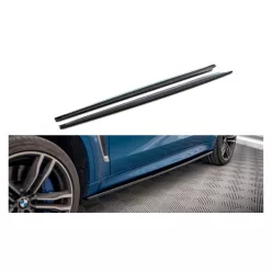   Maxton Design Küszöbtoldat BMW X6 F86 M-Pack (2014–2018) – Fényes Fekete