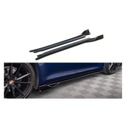   Diffuser Porsche 911 Carrera Aero Carrera GTS 992 Side Skirts v.2 Gloss Black