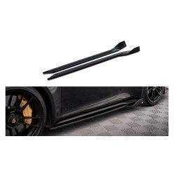 Diffuser Porsche 911 Turbo S 992 Side Skirts Gloss Black