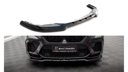 Maxton Design Első Toldat / Splitter BMW X6 F86 M-Pack (2020–) – Fényes Fekete