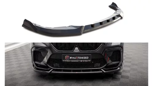 Maxton Design Első Toldat / Splitter BMW X6 F86 M-Pack (2020–) – Fényes Fekete