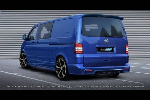 REAR BUMPER VW T5 < REVOLUTION > TUV TEILGUTACHTEN - Bez podkładu