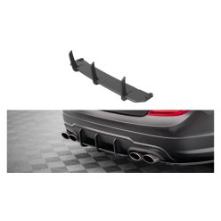 Diffuser Mercedes-Benz C C204 Rear Street Pro Black-Red