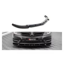   Maxton Design Első Toldat / Splitter Mercedes-Benz C C204 W204 Facelift AMG Line Kupé (2011–2015) – Fényes Fekete
