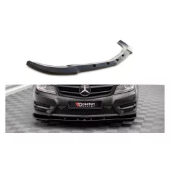   Maxton Design Első Toldat / Splitter Mercedes-Benz C C204 W204 Facelift AMG Line Kupé (2011–2015) – Fényes Fekete