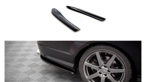 Splitter Mercedes-Benz C C204 W204 Facelift S204 Facelift Rear Side Gloss Black