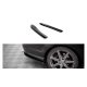 Splitter Mercedes-Benz C C204 W204 Facelift S204 Facelift Rear Side Gloss Black