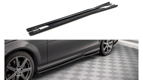 Diffuser Mercedes-Benz C C204 W204 Facelift S204 Facelift Side Skirts Gloss Black