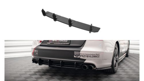 Diffuser Audi S8 D4 Rear Street Pro Red