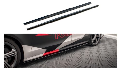 Diffuser Audi S8 D4 Side Skirts v.1 Gloss Black
